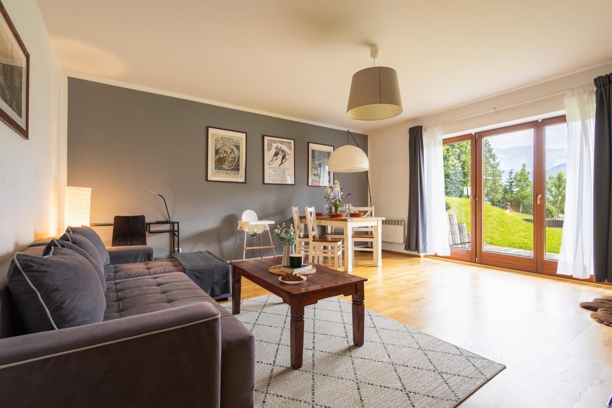 Apartament Poludniowy Z Widokiem- Sauna, Jacuzzi, Kominek Косцелиско Экстерьер фото